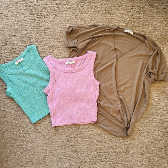 Women’s Set of 3 Zenana Tops – Size Small – NWOT - Picture 1 of 15